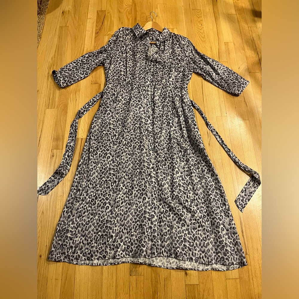 J Mc Laughlin Cheetah Print Dress